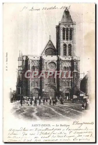 Cartes postales Saint Denis La Basilique Enfants