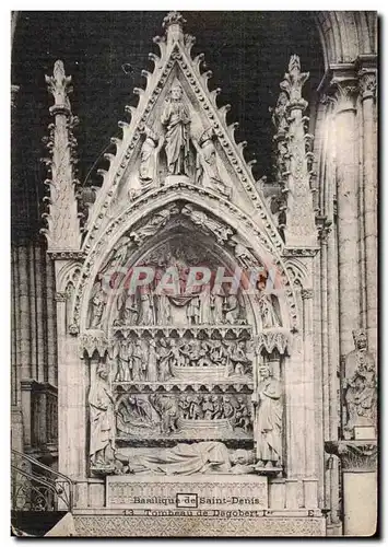 Ansichtskarte AK Basilique de Saint Denis Tombeau de Dagobert Ier