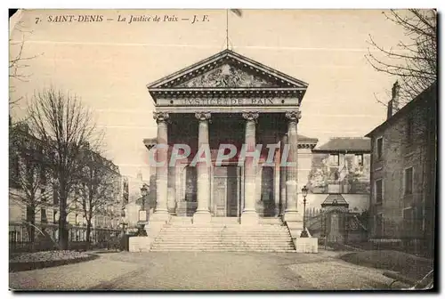 Cartes postales Saint Denis La justice de Paix
