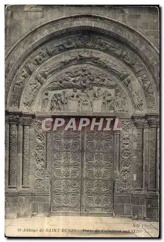 Cartes postales Abbaye de Saint Denis Parte du Collateral sud