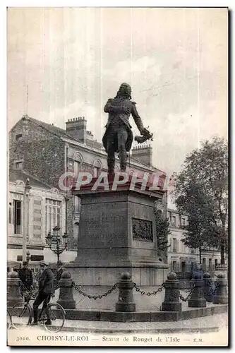 Cartes postales Choisy le Roi Statue de Rouget de I Isle