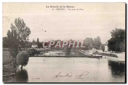 Cartes postales La Boucle de la Marne Creteil Vue prise du Pont