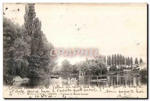 Cartes postales La Borde de la Marne Creteil Vue prise de I ancien barrage