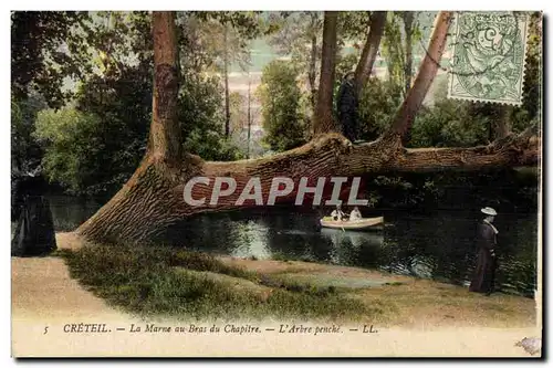 Ansichtskarte AK Creteil La Marne au Bras du Chapitre L Arbre penche