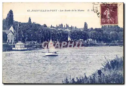 Ansichtskarte AK Joinville le Pont Les Bords de la Marne