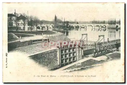 Cartes postales Le Tour de Marne Joinville L Ecluse et le Pont