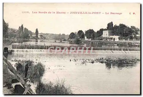 Cartes postales Les Bords de la Marne Joinville le Pont Le Barrage