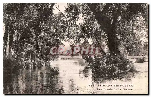 Ansichtskarte AK St Maur des Fosses les Bords de la Marne Publicite Industrie boutonniere Avenued e l echo a Sain