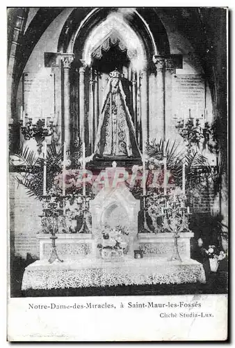 Cartes postales Norte Dames des Miracles a Saint Maur les Fosses