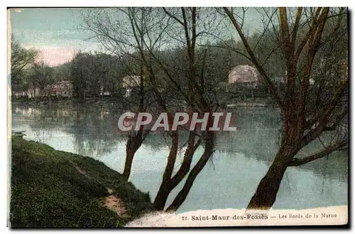 Cartes postales Saint Maur des Fosses Les Bords de la Mare