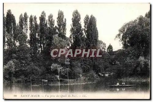 Ansichtskarte AK Saint Maur Vue prise des Quais du Parc