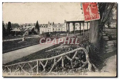 Ansichtskarte AK Le Mans Le Jardin des Plantes vue sur le Jardin francais