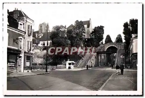 Cartes postales moderne Le Mans Le Tunnel cote des Quais (Escaliers de marches)