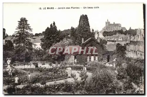 Ansichtskarte AK Le Mans Jardin des Plantes Un beau coin