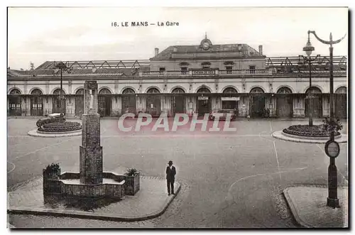 Cartes postales Le Mans La Gare