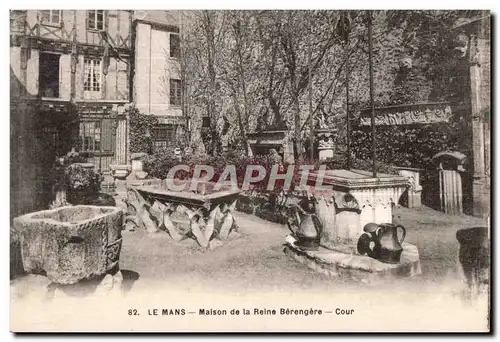 Cartes postales Le Mans Maison de la Reine Berengere Cour