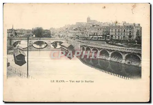 Cartes postales Le Mans Vue sur la Sarthe