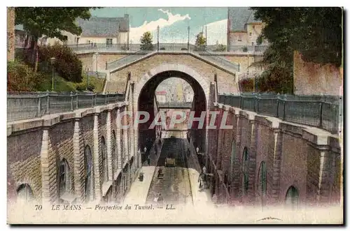 Cartes postales Le Mans Perspective du Tunnel