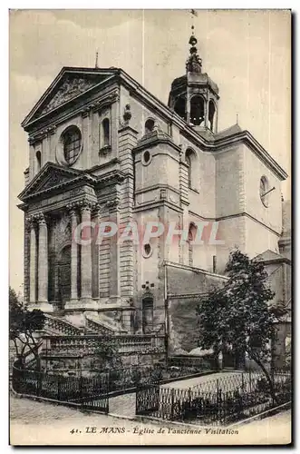 Ansichtskarte AK Le Mans Eglise de I ancienne Visitation