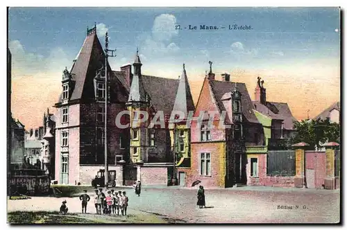 Cartes postales Le Mans L Eveche Enfants