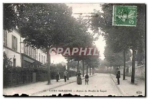 Cartes postales Vitry Sur Seine Avenue du Moulin de Saquet