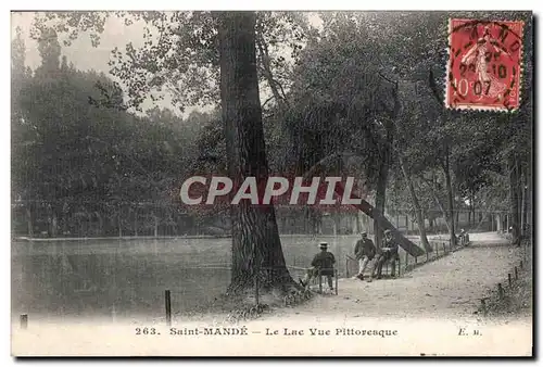 Ansichtskarte AK Saint Mande Le Lac Vue Pittoresque