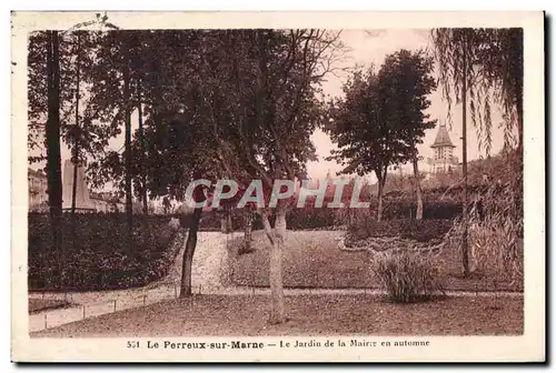 Cartes postales La Perreux sur Marne Le Jardin de la Mairne en automne