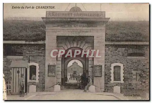 Cartes postales Entre du Fort de Charenton 32eme regiment d infanterie Militaria