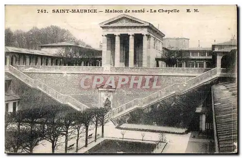 Cartes postales Saint Maurice Maison de sante La Chapelle