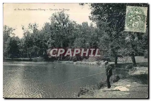Cartes postales Parc de Villeneuve I Etang Un coin des Etangs