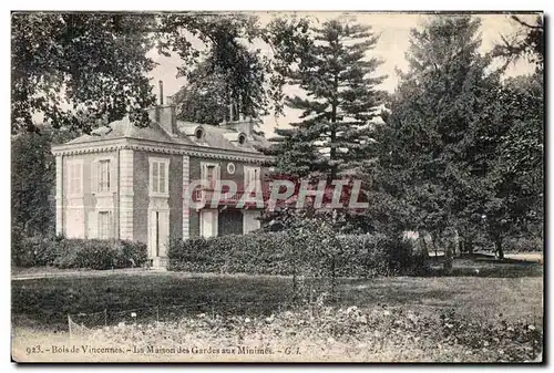 Cartes postales Bois de Vincennes La Maison des Gardes aux Minimes