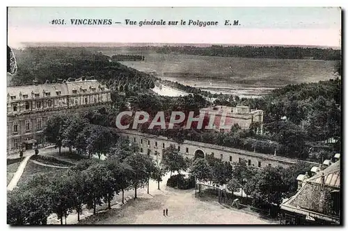 Cartes postales Vincennes Vue generale sur le Polygone