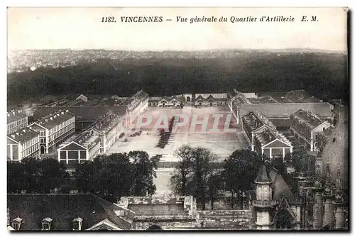 Ansichtskarte AK Vincennes Vue generale du Quartier d Artillerie Militaria