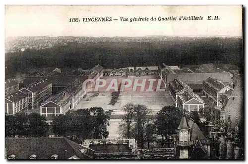 Ansichtskarte AK Vincennes Vue generale du Quartier d Artillerie Militaria