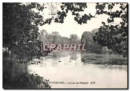 Ansichtskarte AK Vincennes Le Lac des Minimes