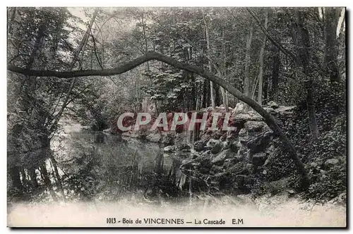 Ansichtskarte AK Bois de Vincennes La Cascade