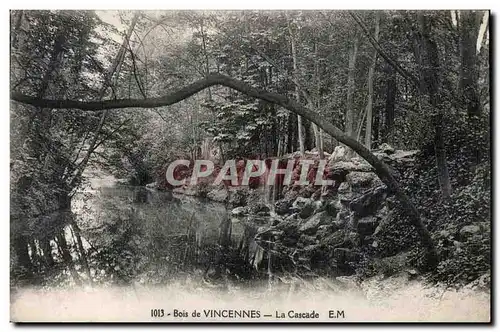 Cartes postales Bois de Vincennes La Cascade