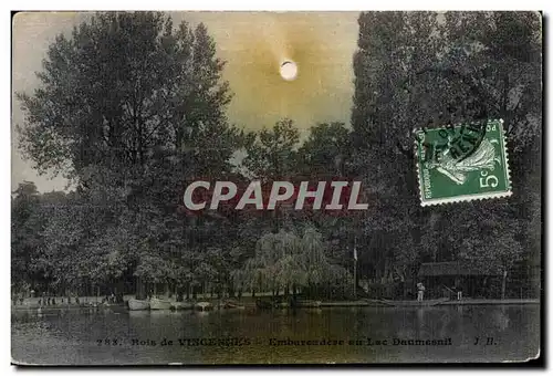 Cartes postales Vincennes Embacadere au Lac Daumesnil
