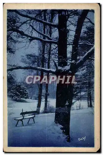 Cartes postales En flanant au bois de Vincennes Pres de la Porte Jaune en hiver