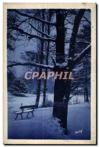 Ansichtskarte AK En Flinant au Bois De Vincennes Pres De la Porte Jaune En hiver