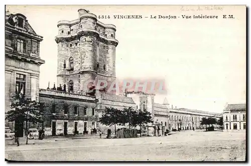 Cartes postales Vinceenes Le Donjon Vue interleure