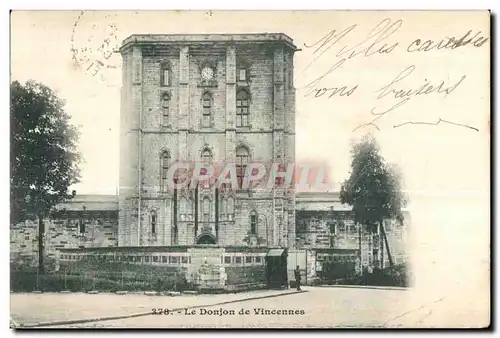 Cartes postales Vincennes Le Donjon de