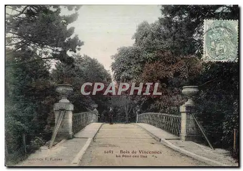 Cartes postales Vincennes Bois De De Pont des lles