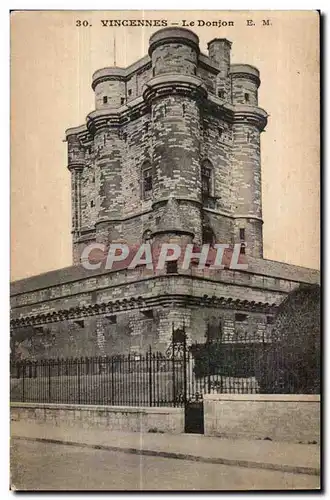 Cartes postales Vincennes Le Donjon