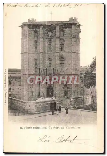 Cartes postales Porte principale de Fort de Vincennes