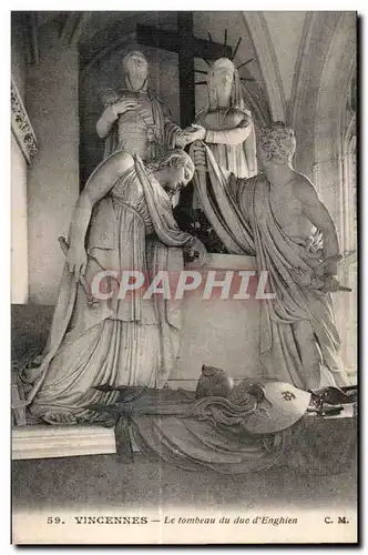 Cartes postales Vincennes Le tombeau du duc d Enghien