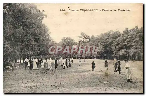 Ansichtskarte AK Bois de Vincennes Pelouse de Fontenay