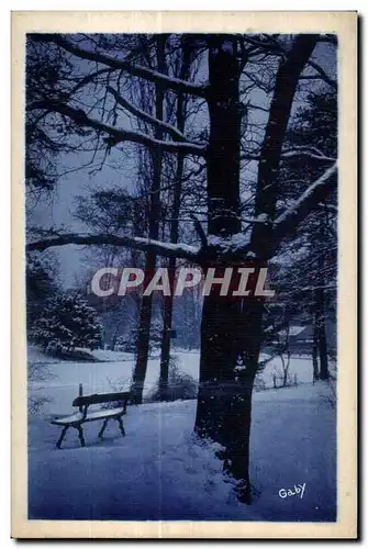 Ansichtskarte AK En flanant au bois de Vincennes Pres de la Porte jaune en hiver