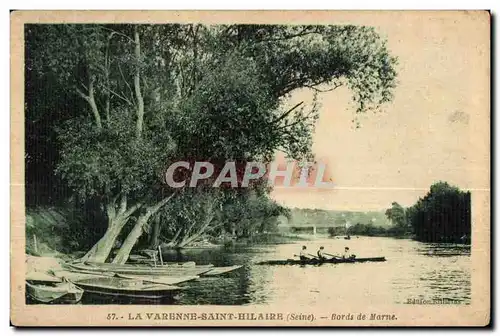 Cartes postales La Varenne Saint Hilaire (Seine) Bords de Marne
