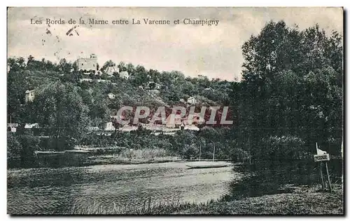 Cartes postales Les Bords de la Marne Entre La Varenne et Champigny